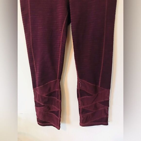 Athleta | plum colored cropped leggings - Picture 2 of 7
